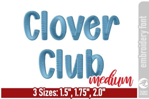 Clover Club Playful Embroidery Font - M Review
