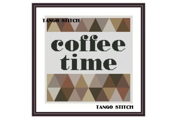 Coffee Time Easy Cross Stitch Pattern Review