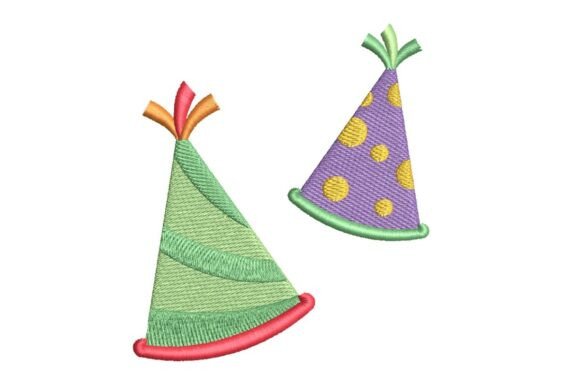Colorful Party Hats Embroidery Design Review