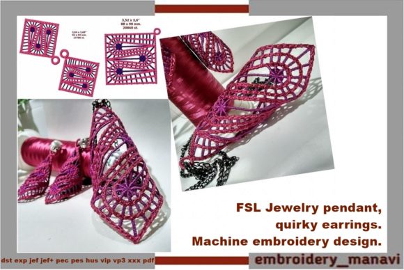 FSL Jewelry Pendant Quirky Earrings Review