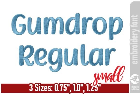 Gumdrop Embroidery Font Review
