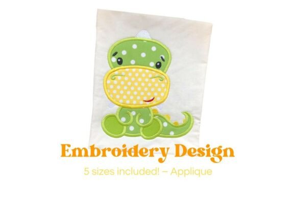 Kids Dinosaur Applique Embroidery Review