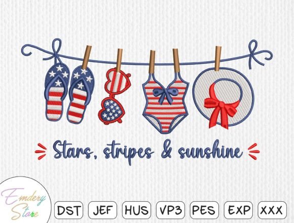 Patriotic Summer Embroidery Design Review