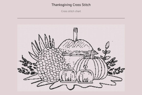 Thanksgiving Cross Stitch: A Designer’s Review