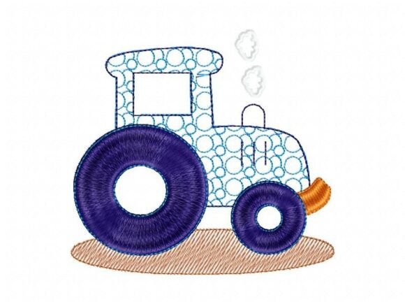 Tractor Smoke Embroidery Review