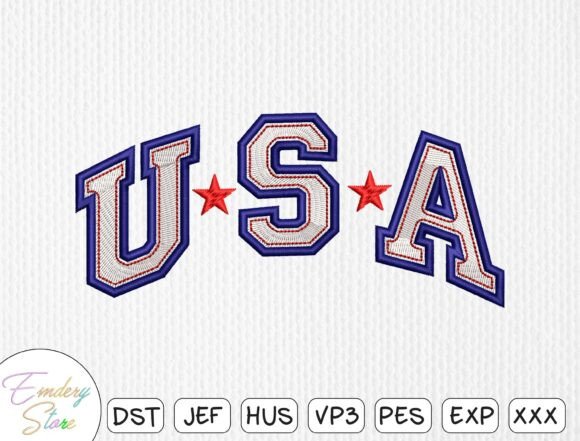 USA Stars Embroidery Design Review